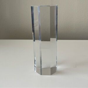 TIFFANY & CO paperweight clear marked